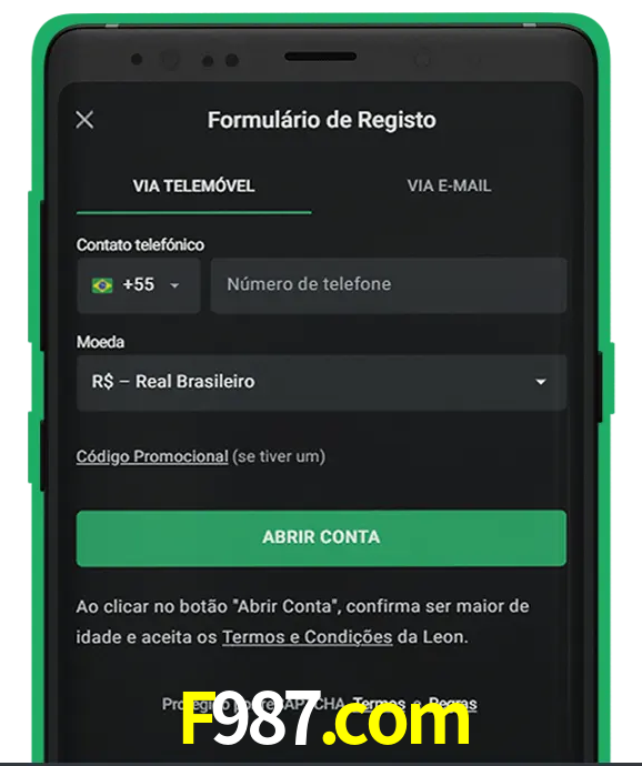 Cadastre-se em LeonBet seguindo passos simples.